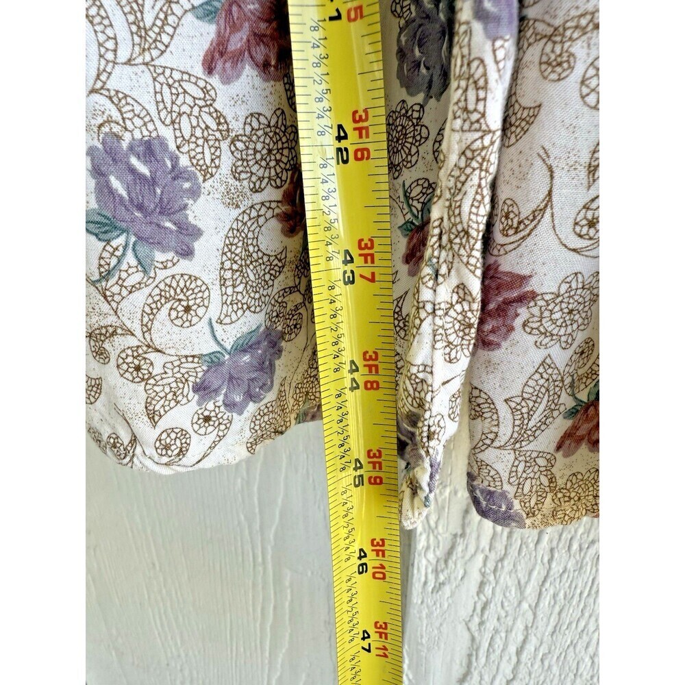 Betsys things petites dress Vintage cottagecore romantic floral short sleeve 4 - Picture 8 of 14
